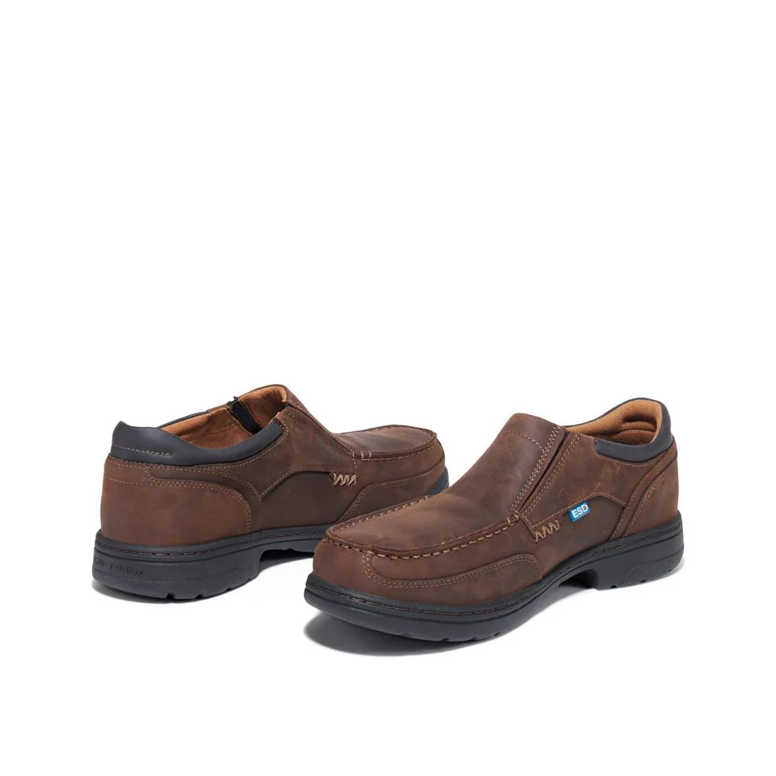 Branston Alloy-Toe Moc Toe Slip-On Work Shoe Brown - Image 5