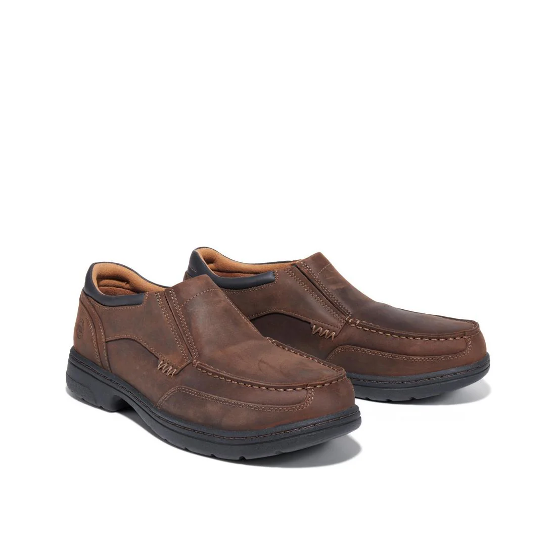 Branston Alloy-Toe Moc Toe Slip-On Work Shoe Brown - Image 8