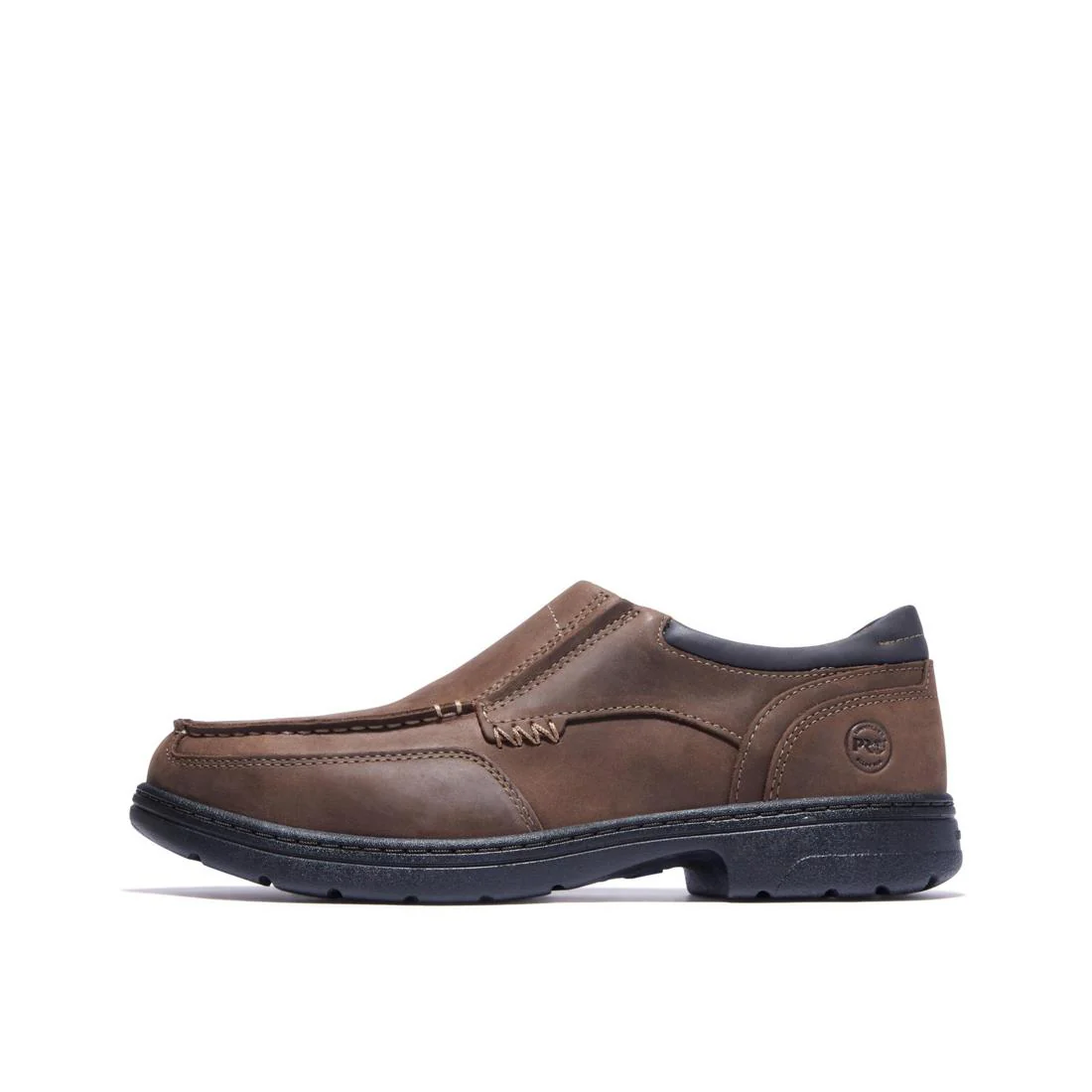 Branston Alloy-Toe Moc Toe Slip-On Work Shoe Brown - Image 9