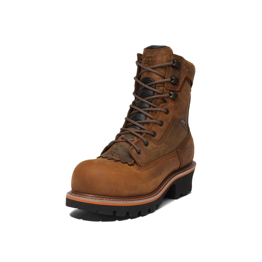 Evergreen 8 Inch Composite-Toe Waterproof Logger Work Boot Brown - Image 6