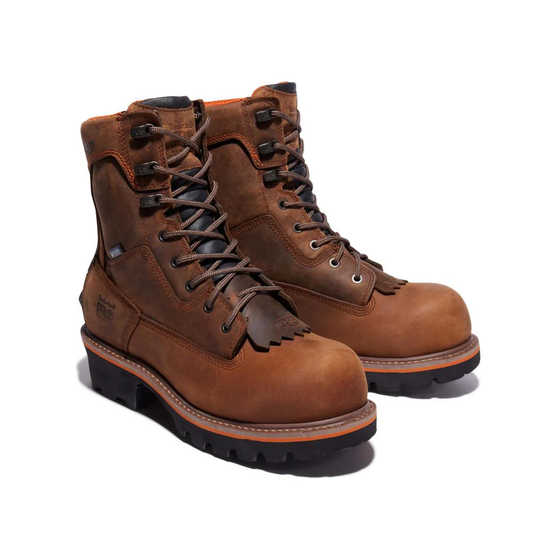 Evergreen 8 Inch Composite-Toe Waterproof Logger Work Boot Brown - Image 8
