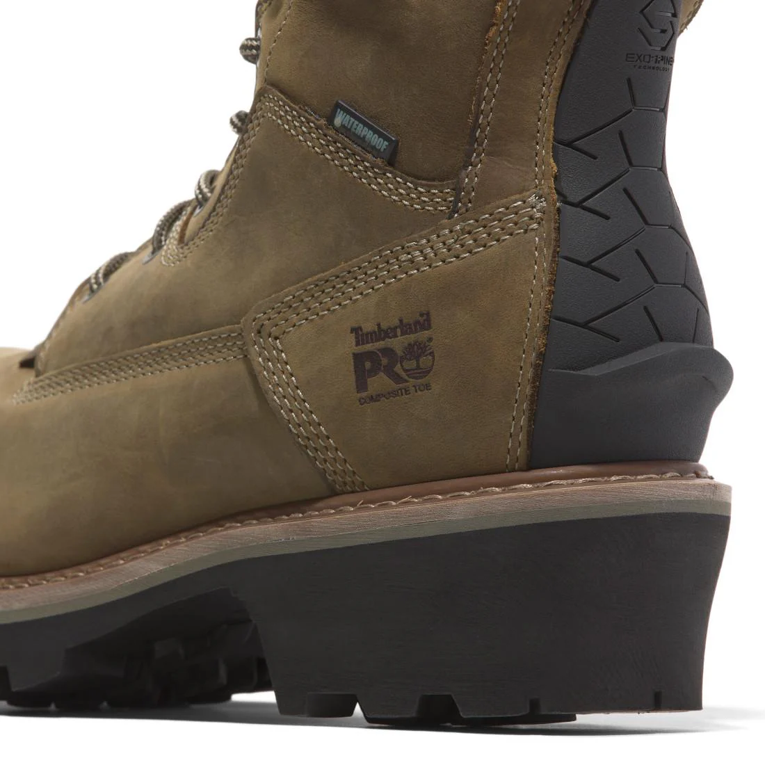 Evergreen EV Waterproof Composite Toe 400g INS Work Boots – Medium Brown - Image 6