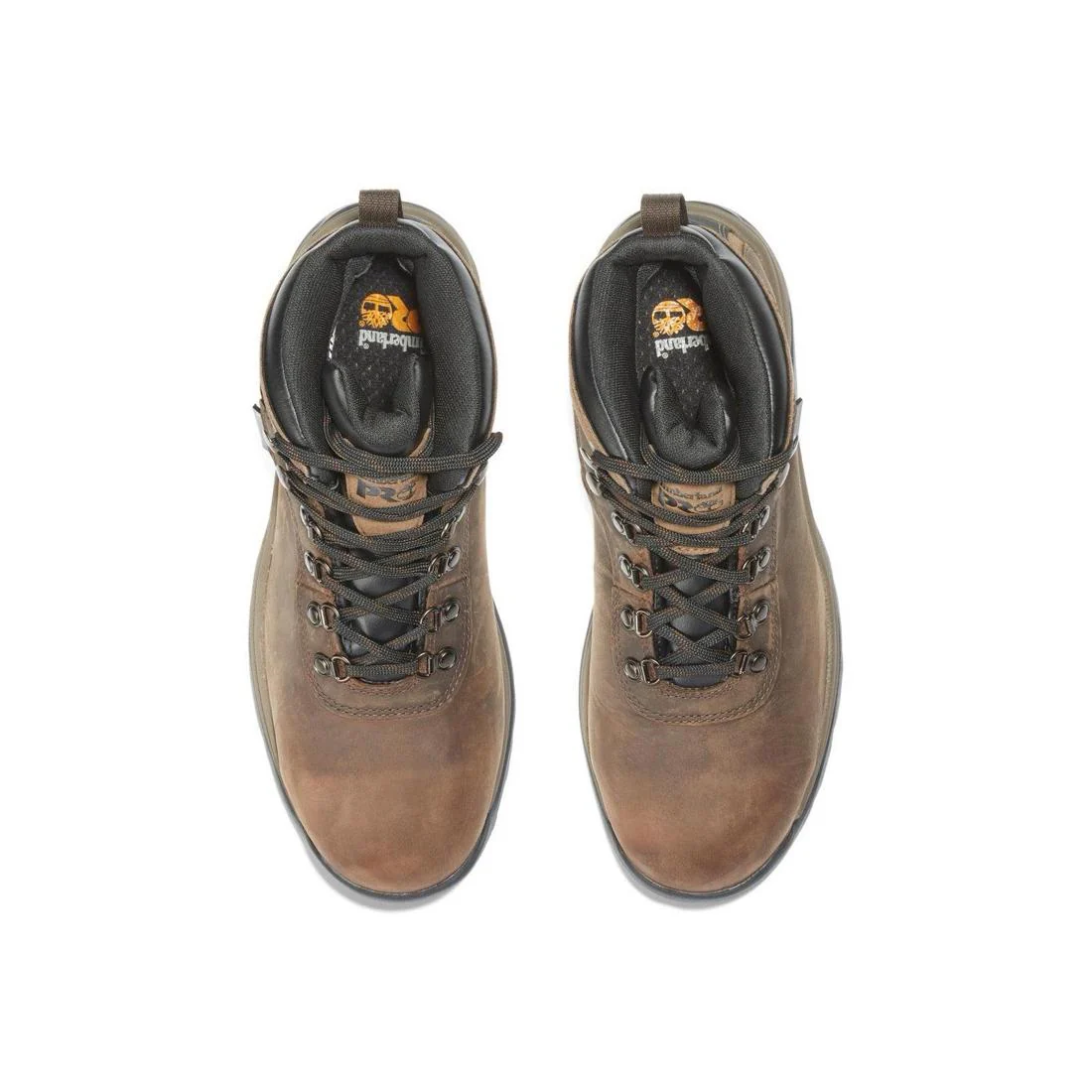 Flume Steel-Toe Waterproof Hiker Work Boot Brown - Image 4