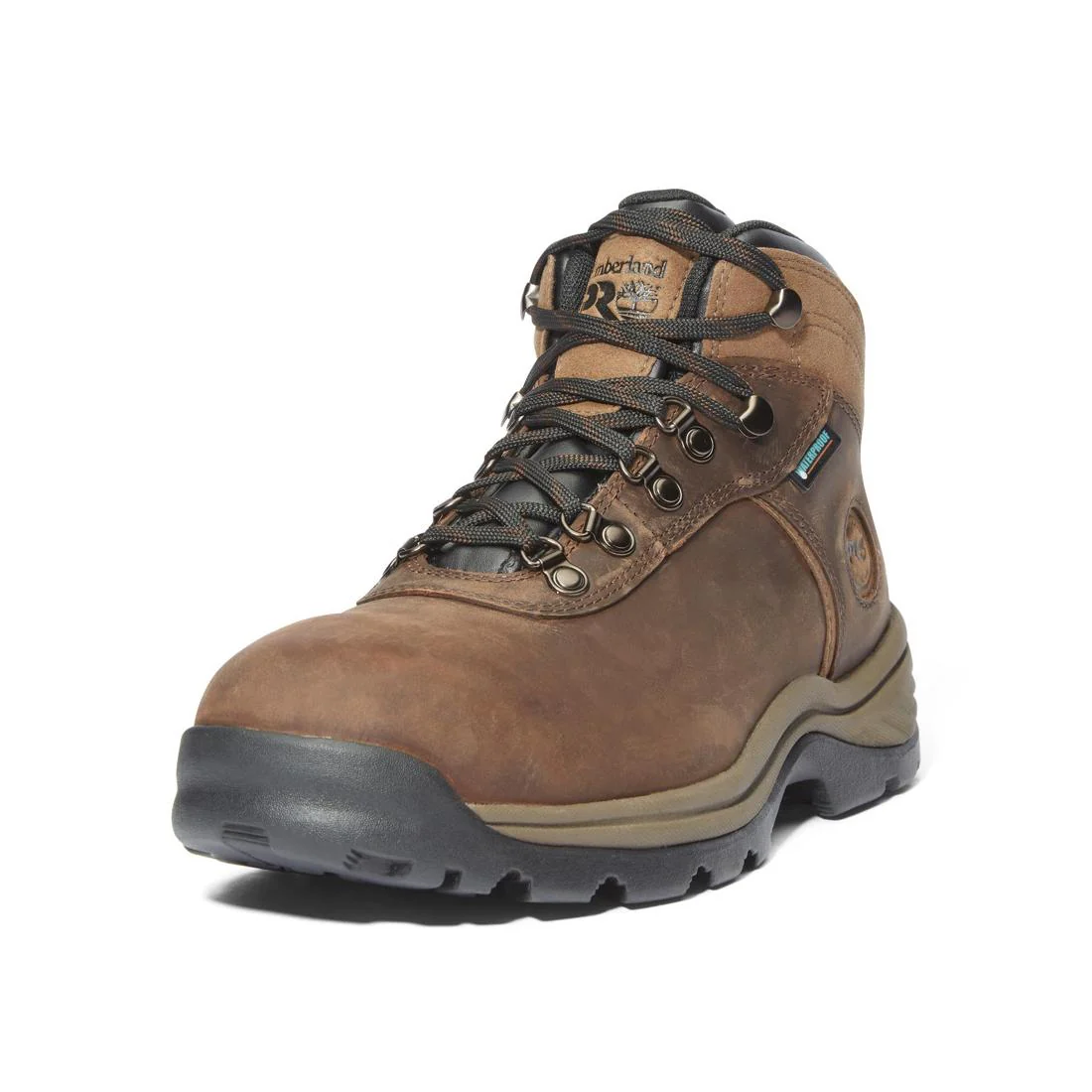 Flume Steel-Toe Waterproof Hiker Work Boot Brown - Image 6