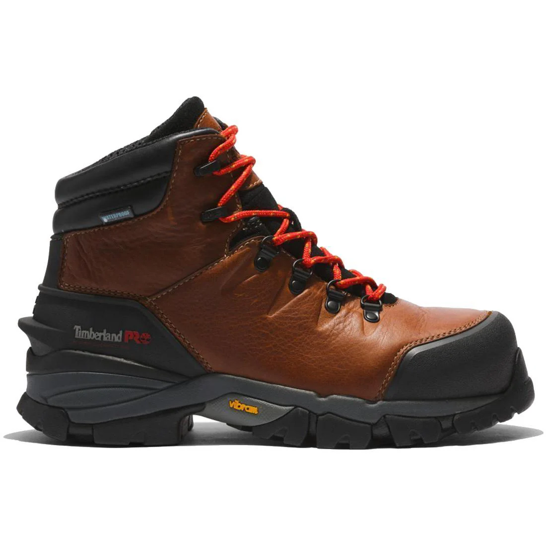 Heritage Hyperion 6 Inch Composite-Toe Waterproof Work Boot Brown