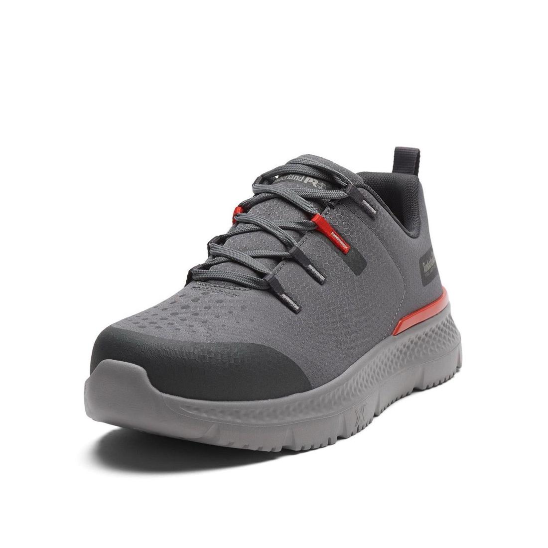 Intercept Steel-Toe Oxford Work Shoe Grey - Image 6