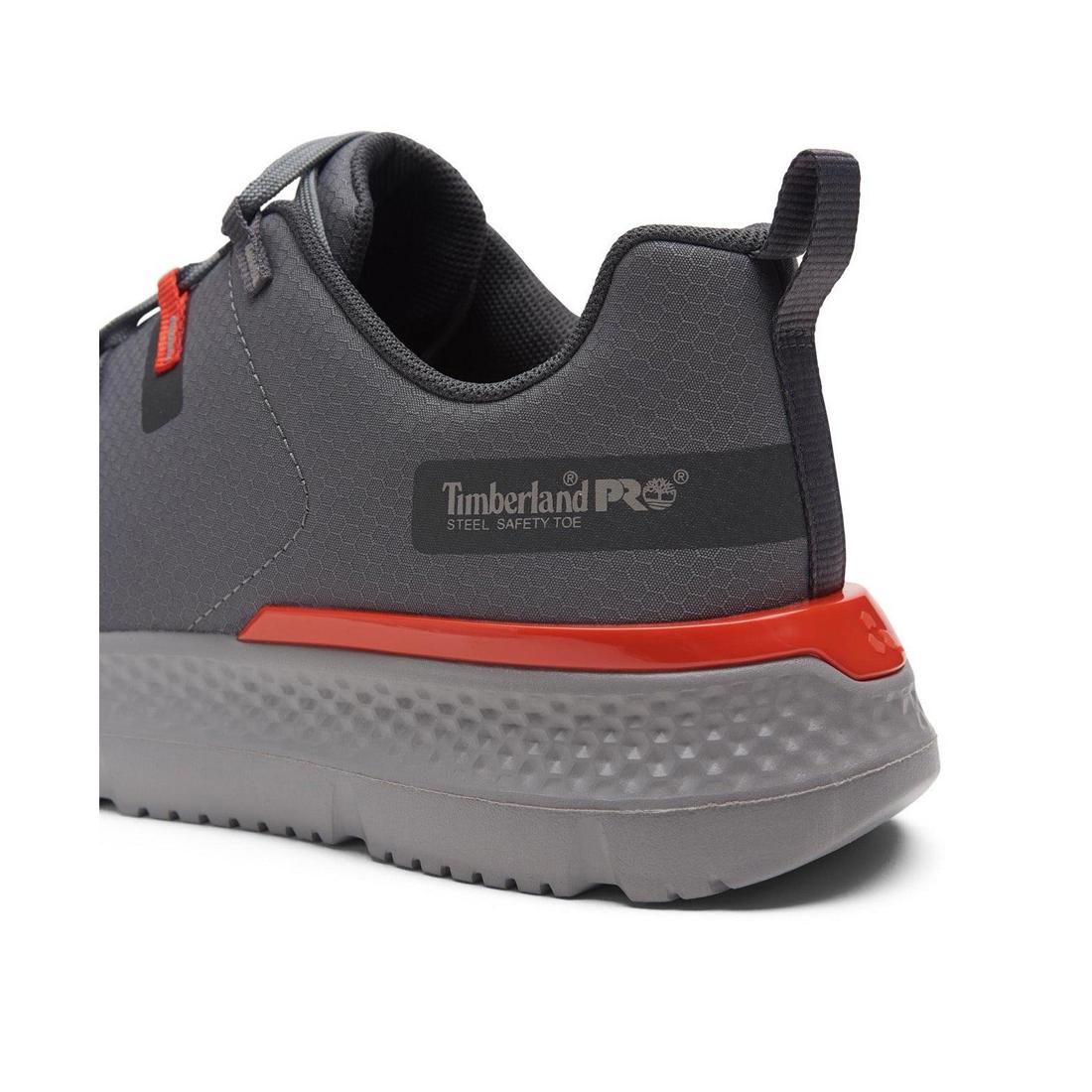 Intercept Steel-Toe Oxford Work Shoe Grey - Image 7