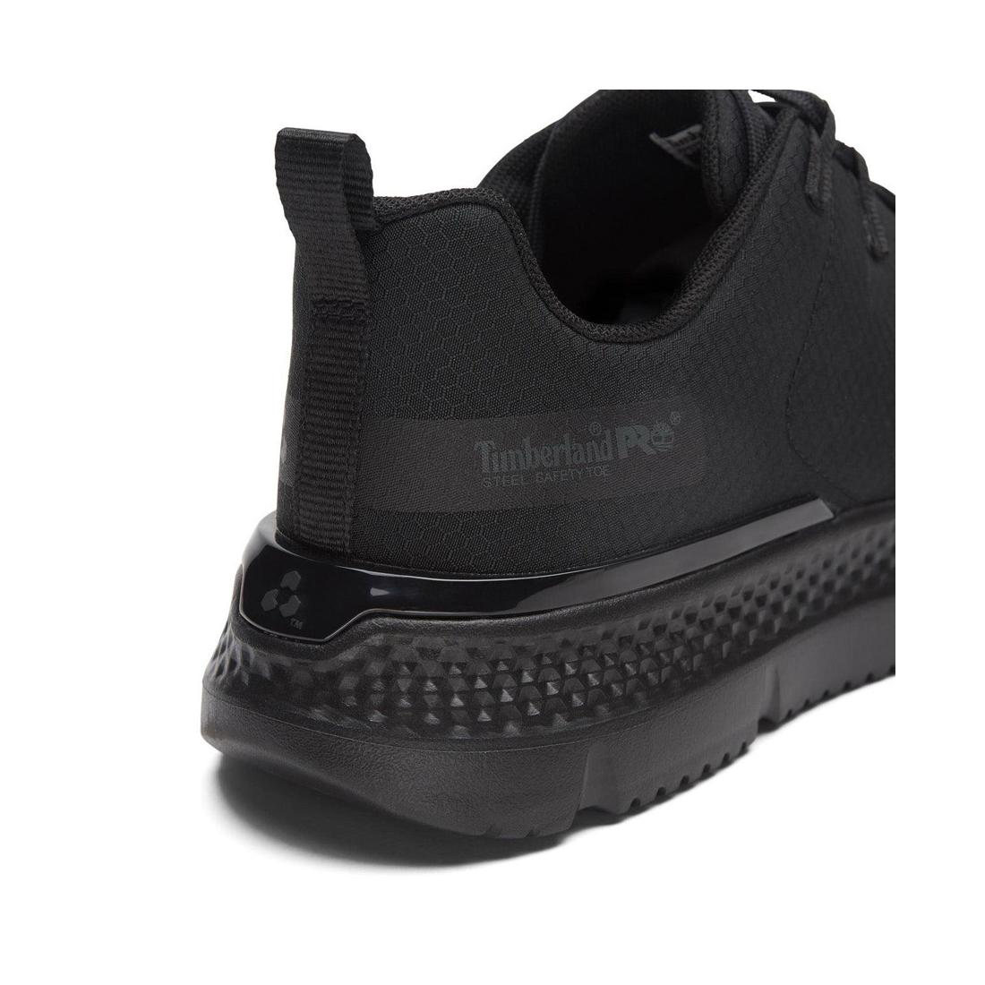 Intercept Steel-Toe Oxford Work Shoe Black - Image 7
