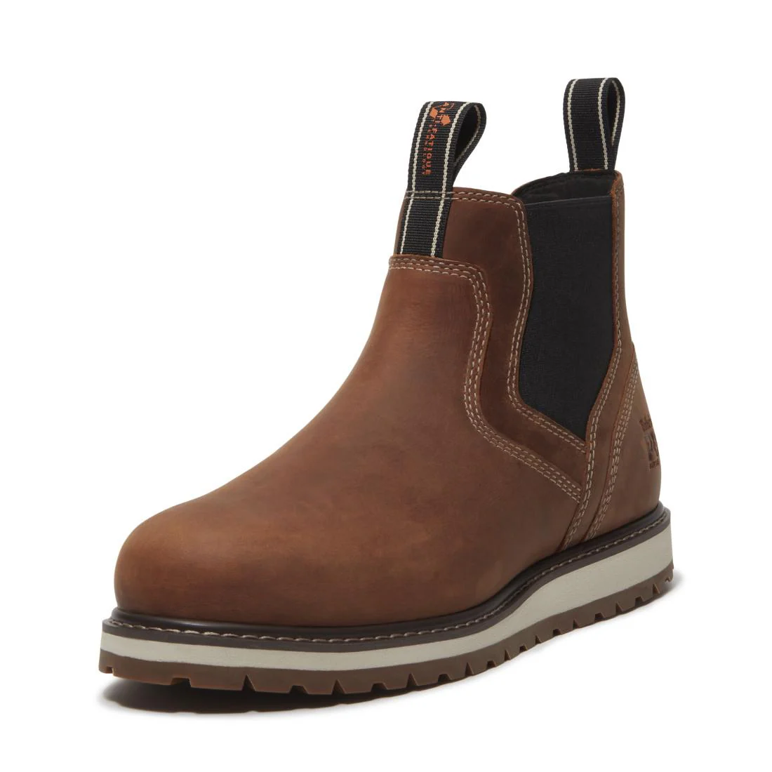 Irvine Chelsea Soft Toe Chelsea Work Boot – Medium Brown - Image 3