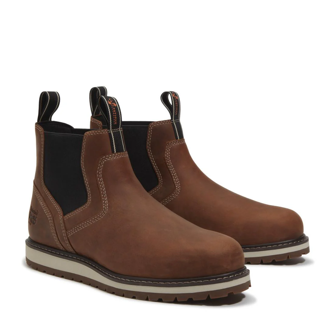 Irvine Chelsea Soft Toe Chelsea Work Boot – Medium Brown - Image 4