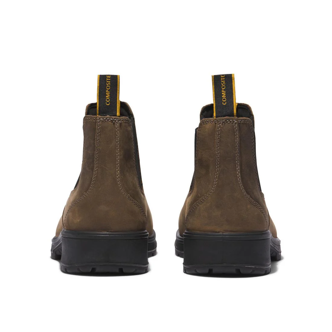 Nashoba Composite-Toe Chelsea Work Boot Brown - Image 5