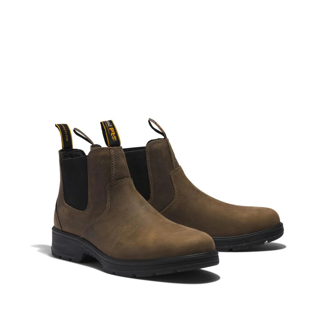 Nashoba Composite-Toe Chelsea Work Boot Brown - Image 8
