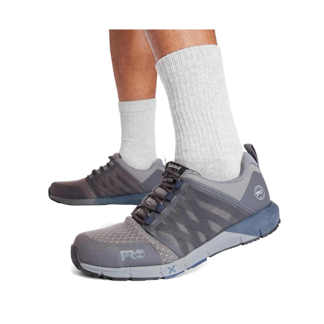 Radius Composite-Toe Work Shoe Grey - Image 10