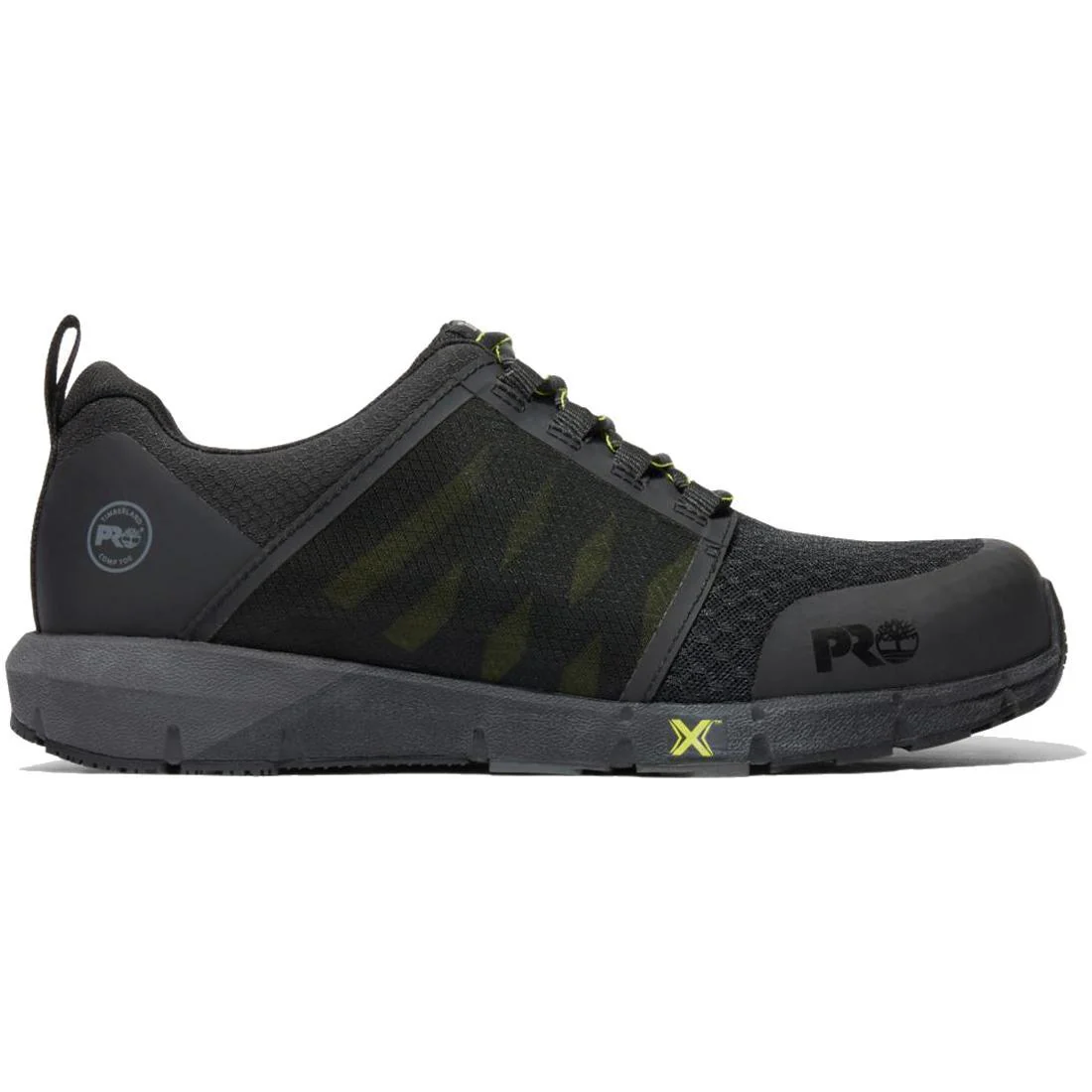 Radius Composite-Toe Work Shoe Black/Yellow