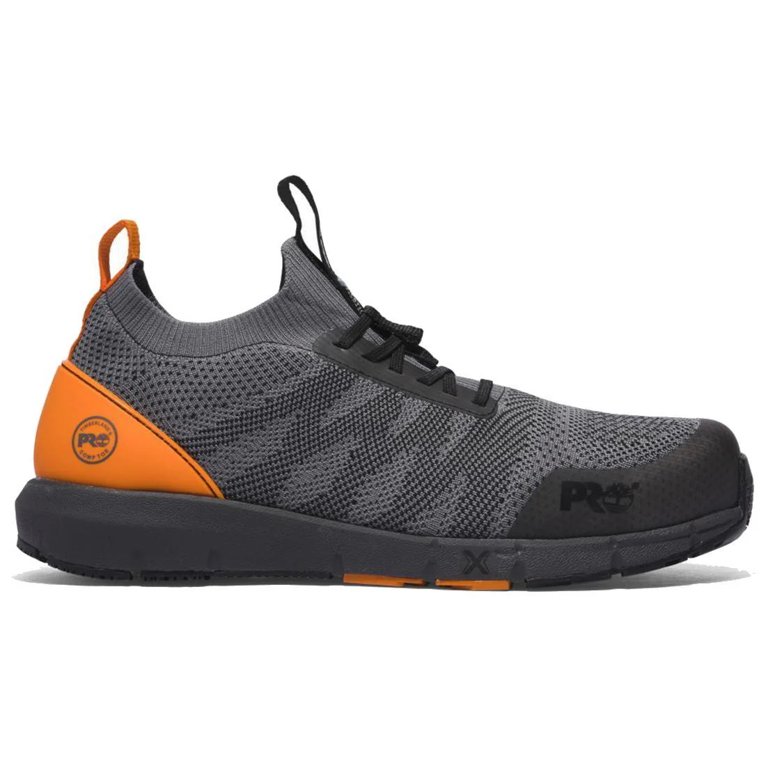 Radius Knit Composite-Toe Work Shoe Grey