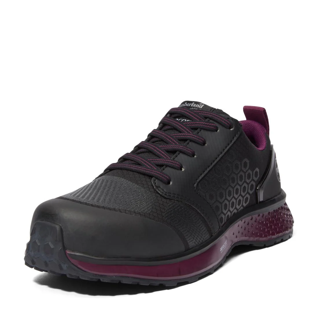 Reaxion Women’s Composite Toe Work Shoes – Black/Purple - Image 7