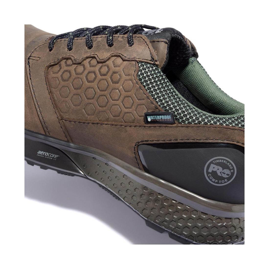 Reaxion Composite-Toe Waterproof Work Shoe Brown - Image 7