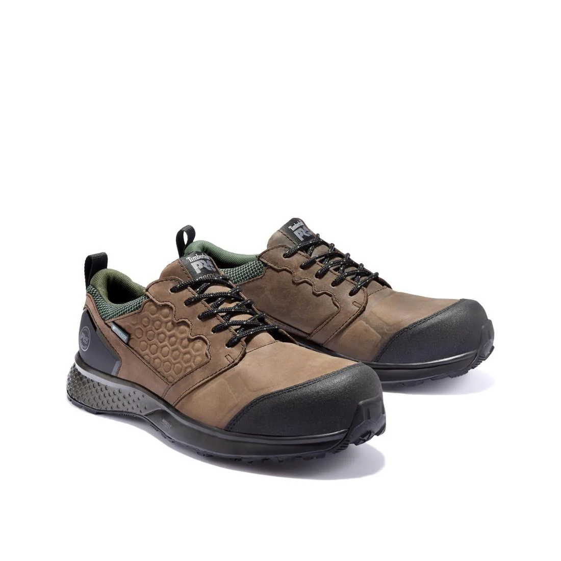 Reaxion Composite-Toe Waterproof Work Shoe Brown - Image 8
