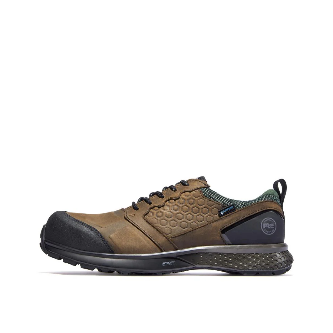 Reaxion Composite-Toe Waterproof Work Shoe Brown - Image 9