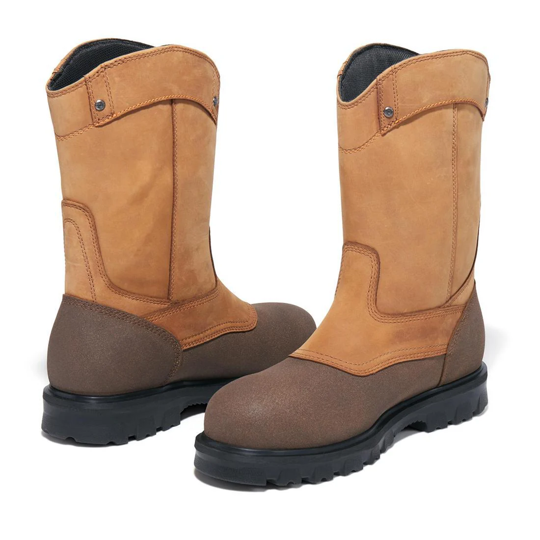 Rigmaster Steel-Toe Waterproof Pull-On Work Boot Brown - Image 3