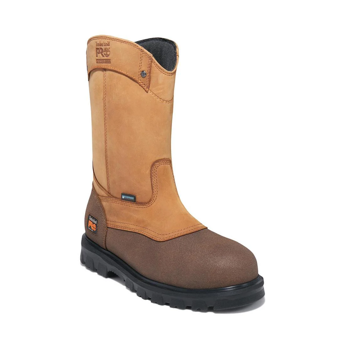 Rigmaster Steel-Toe Waterproof Pull-On Work Boot Brown - Image 4