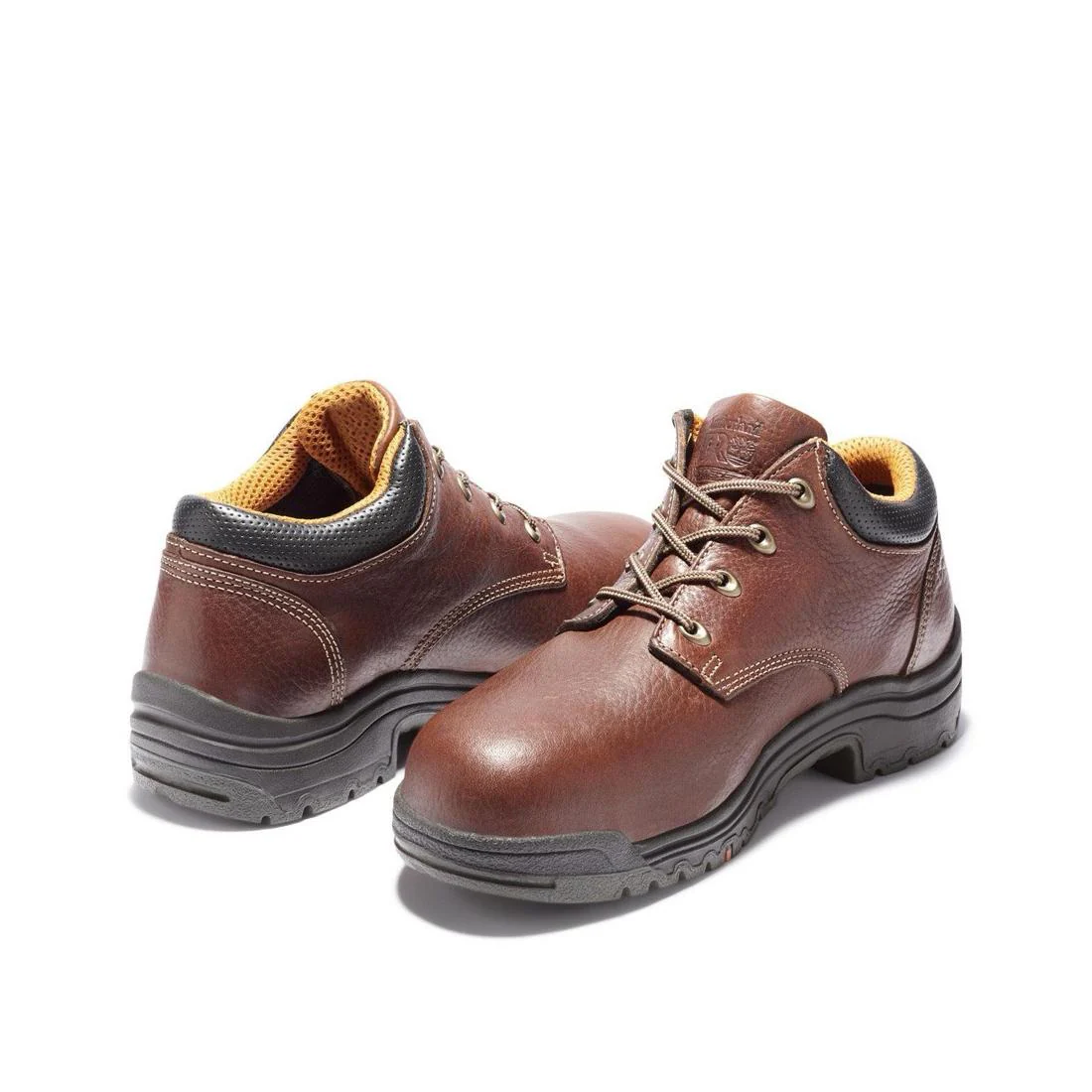 Titan Alloy-Toe Oxford Work Shoe Brown - Image 5