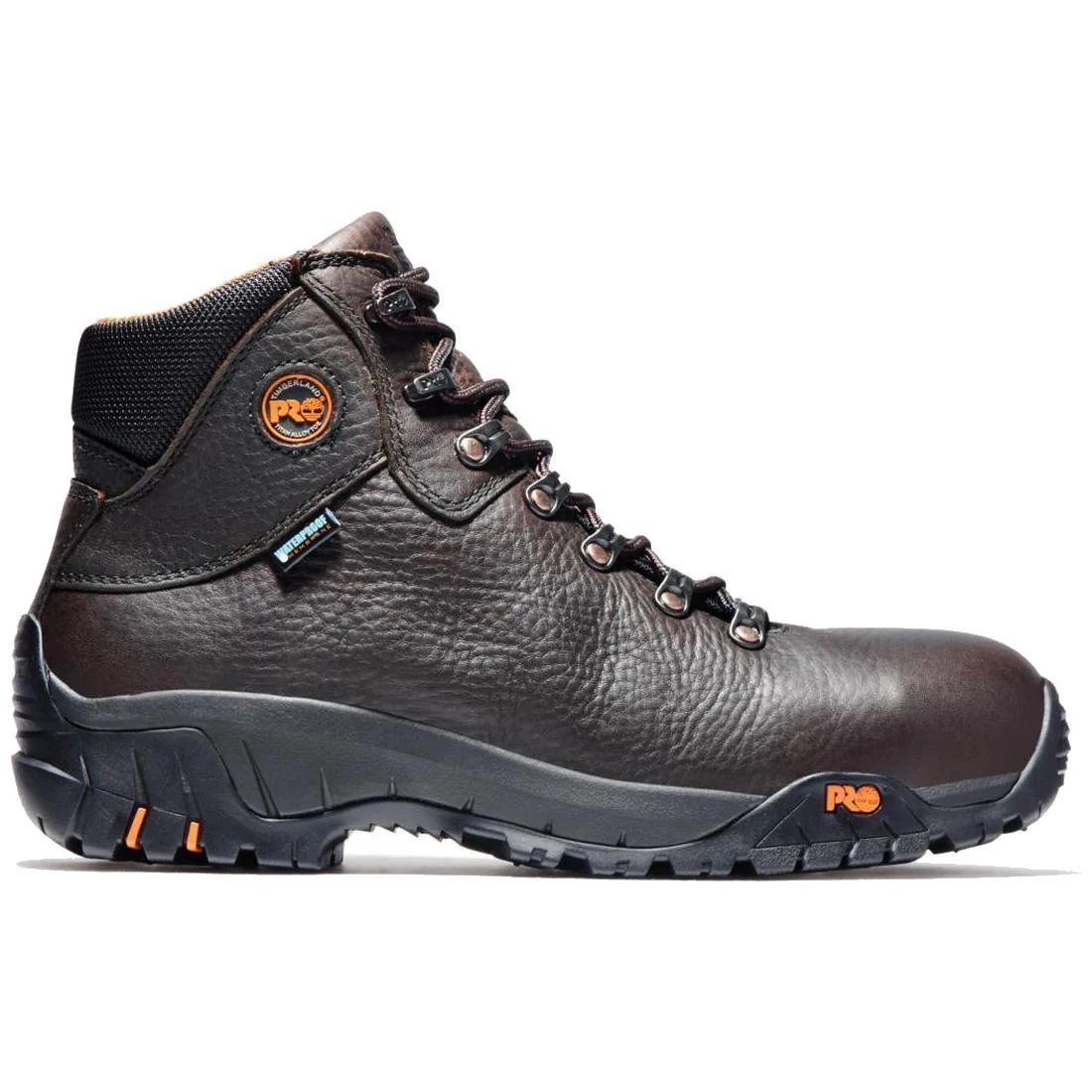 Titan Trekker Alloy-Toe Waterproof Work Boot Brown