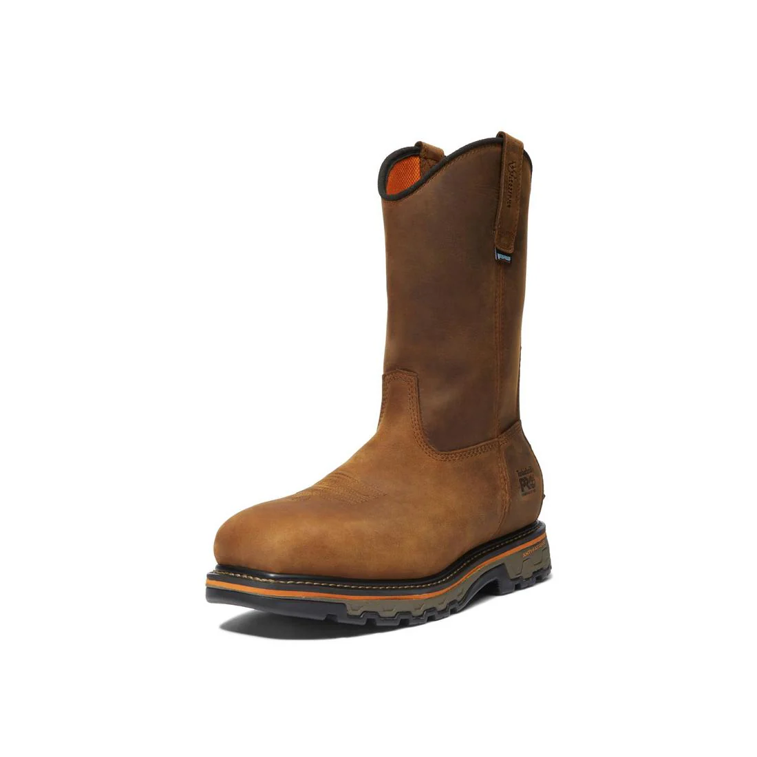 True Grit Composite-Toe Waterproof Pull-on Work Boot Brown - Image 6