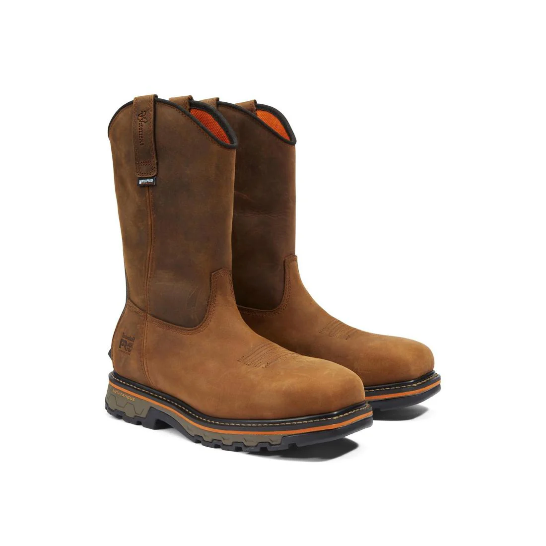 True Grit Composite-Toe Waterproof Pull-on Work Boot Brown - Image 8