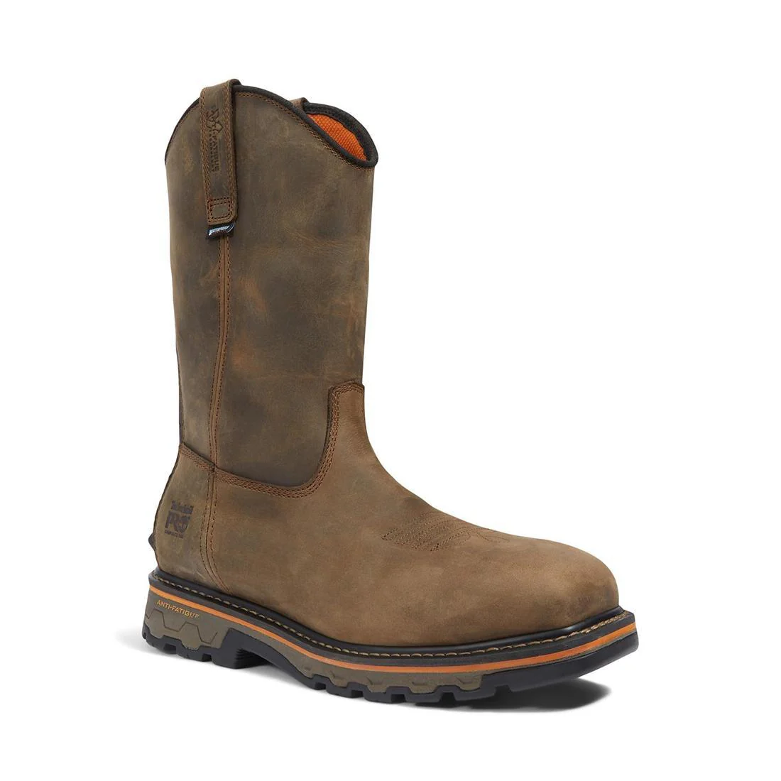 True Grit Composite- Toe Waterproof Pull-On Work Boot Brown - Image 5