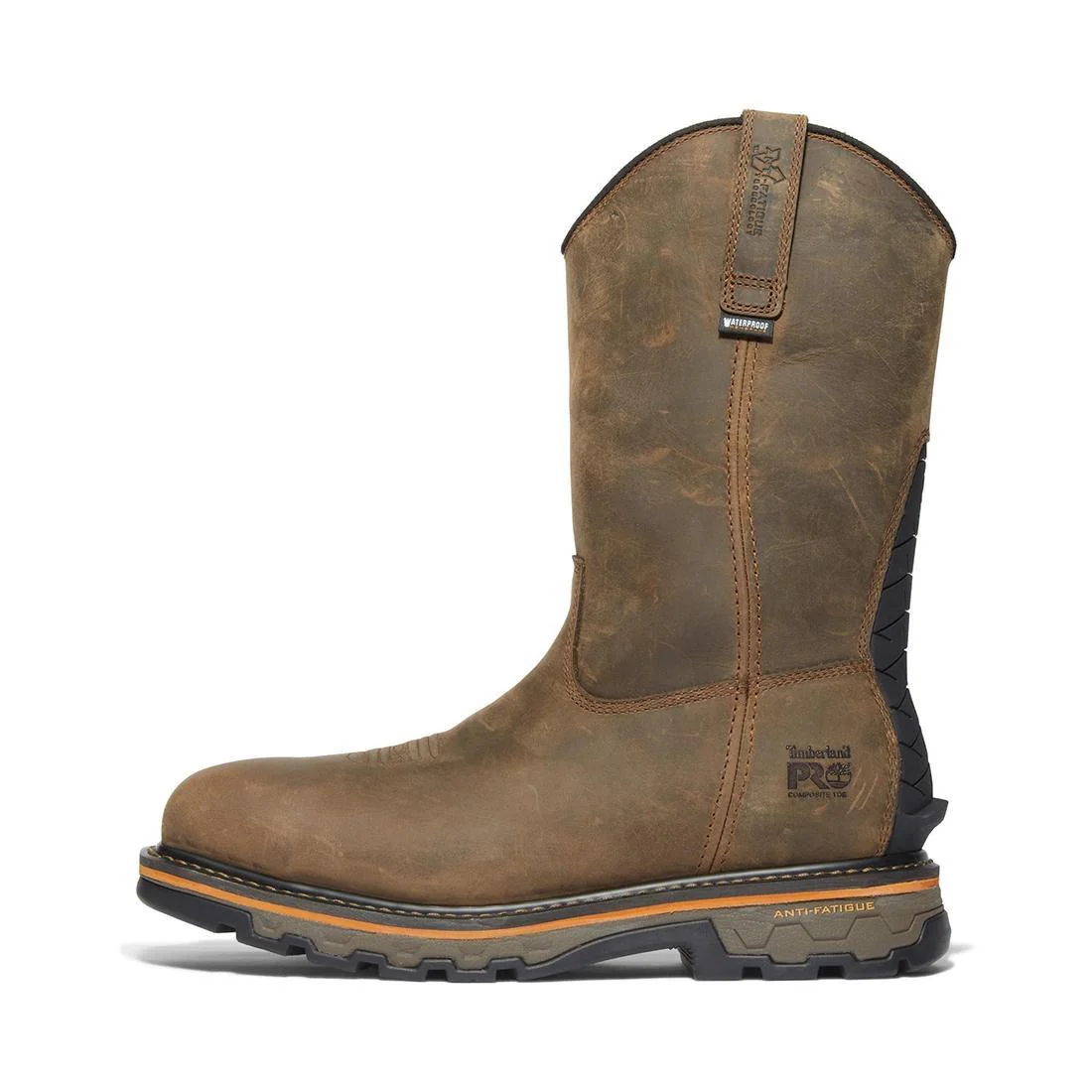 True Grit Composite- Toe Waterproof Pull-On Work Boot Brown - Image 8