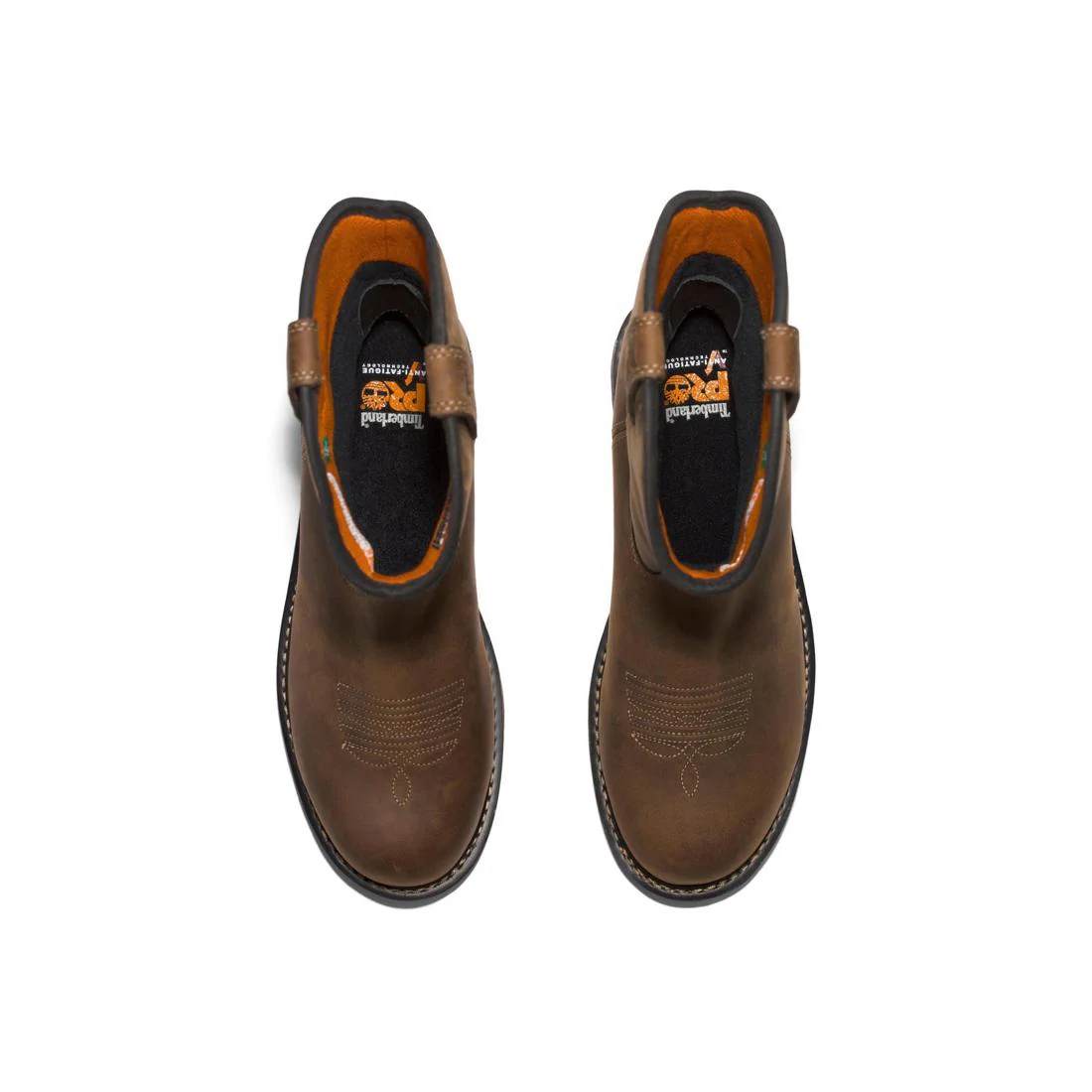 True Grit Composite-Toe Waterproof Pull-On Work Boot Brown Bandit - Image 4