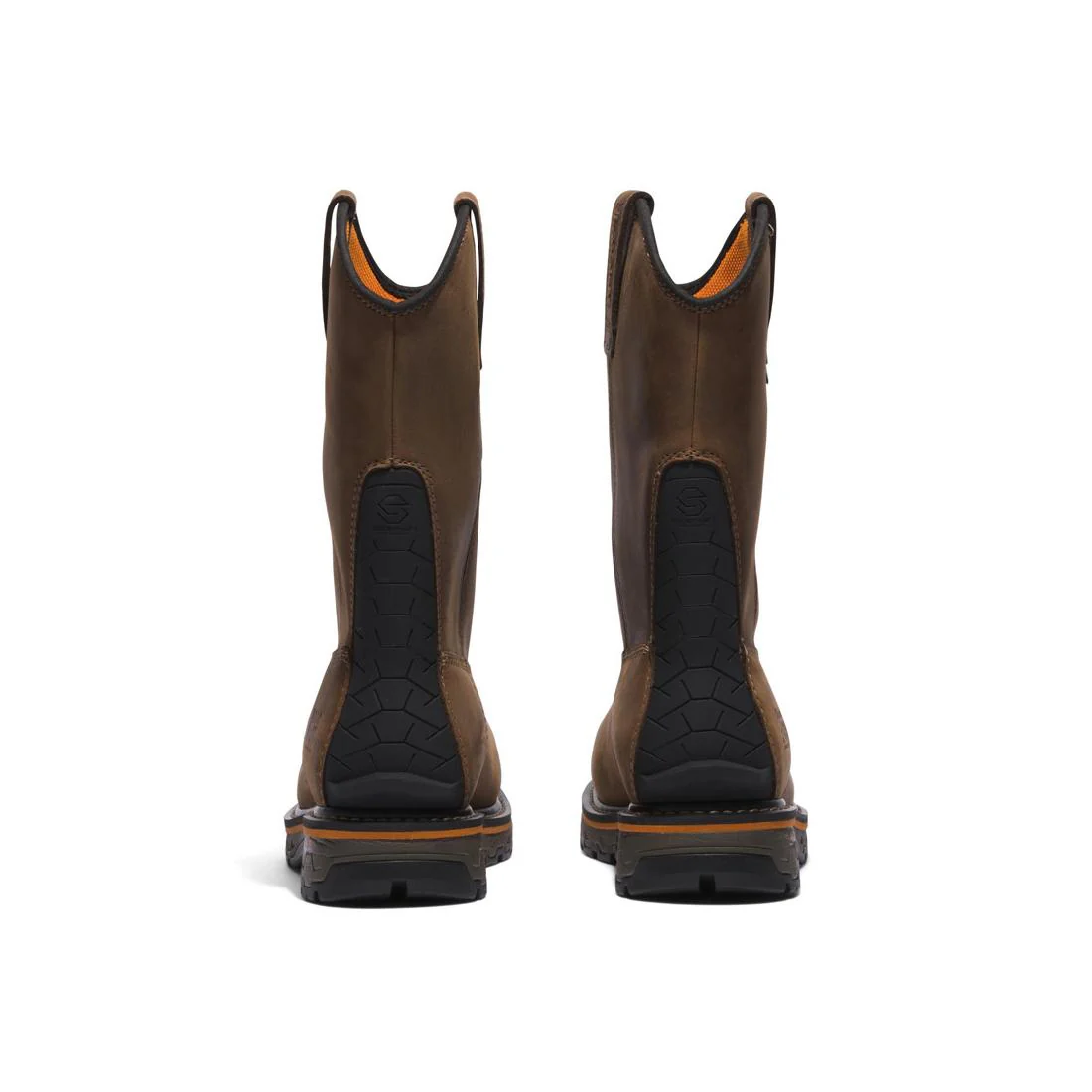True Grit Composite-Toe Waterproof Pull-On Work Boot Brown Bandit - Image 5