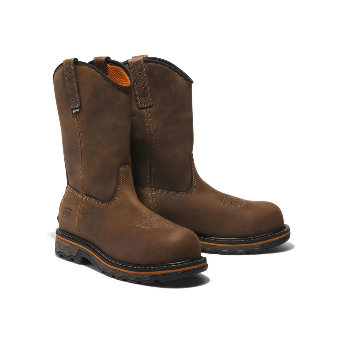 True Grit Composite-Toe Waterproof Pull-On Work Boot Brown Bandit - Image 6