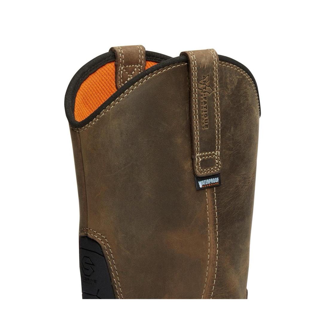 True Grit Soft-Toe Waterproof Pull-On Boot Brown - Image 7