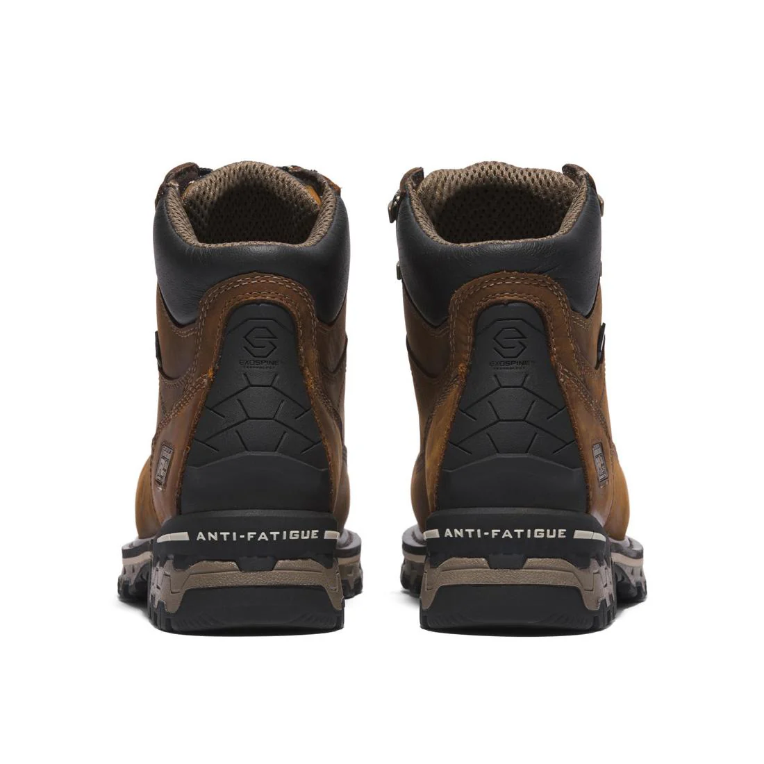 Women's Boondock 6 Inch Composite-Toe Waterproof Work Boot Brown - Image 4