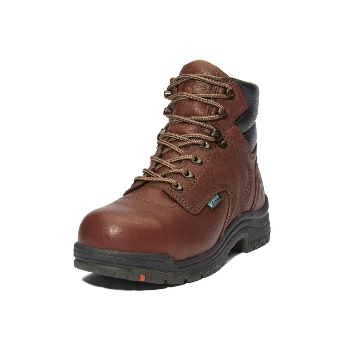 Women's Titan 6 Inch Alloy-Toe Waterproof Work Boot Brown - Image 6