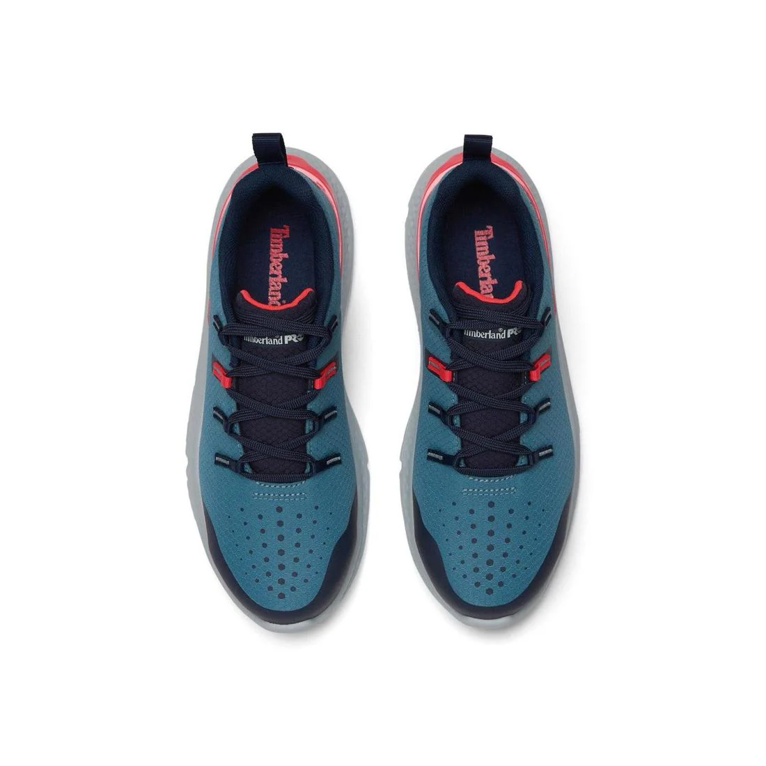 Women's Intercept Steel-Toe Oxford Work Shoe Teal/Blue - Image 4
