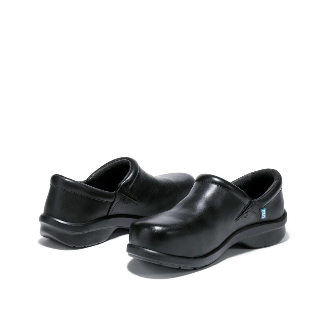 Women's Newbury Alloy-Toe Slip-On Work Shoe Black - Image 5