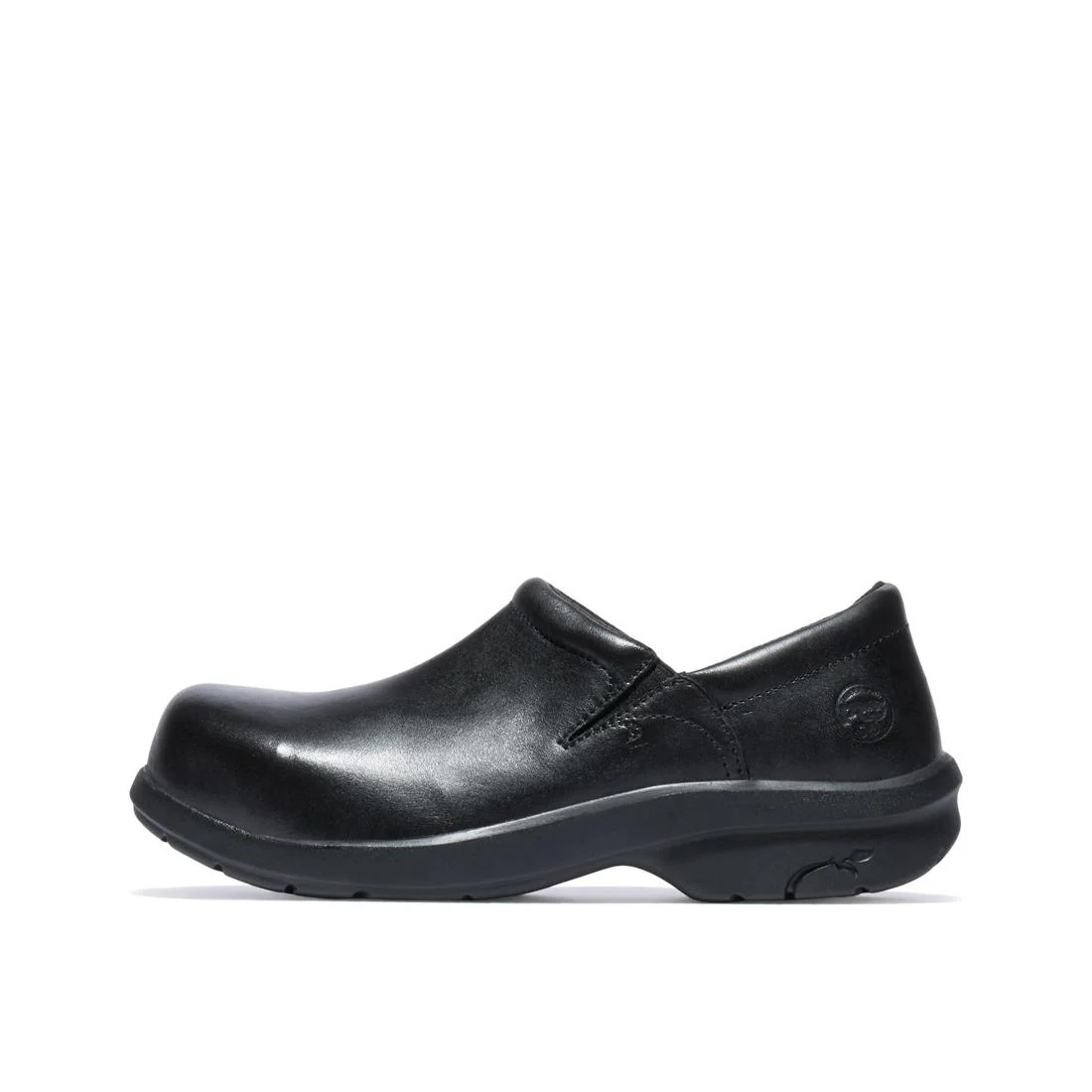 Women's Newbury Alloy-Toe Slip-On Work Shoe Black - Image 9