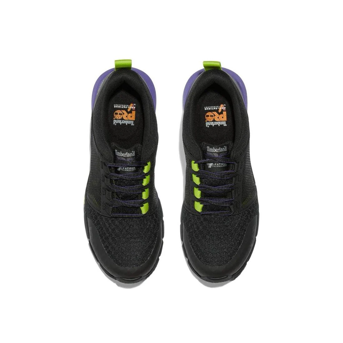 Women's Radius Composite-Toe Work Shoe Black/Purple - Image 4