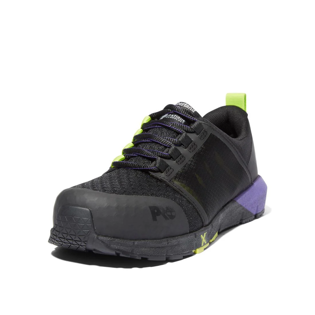 Women's Radius Composite-Toe Work Shoe Black/Purple - Image 6
