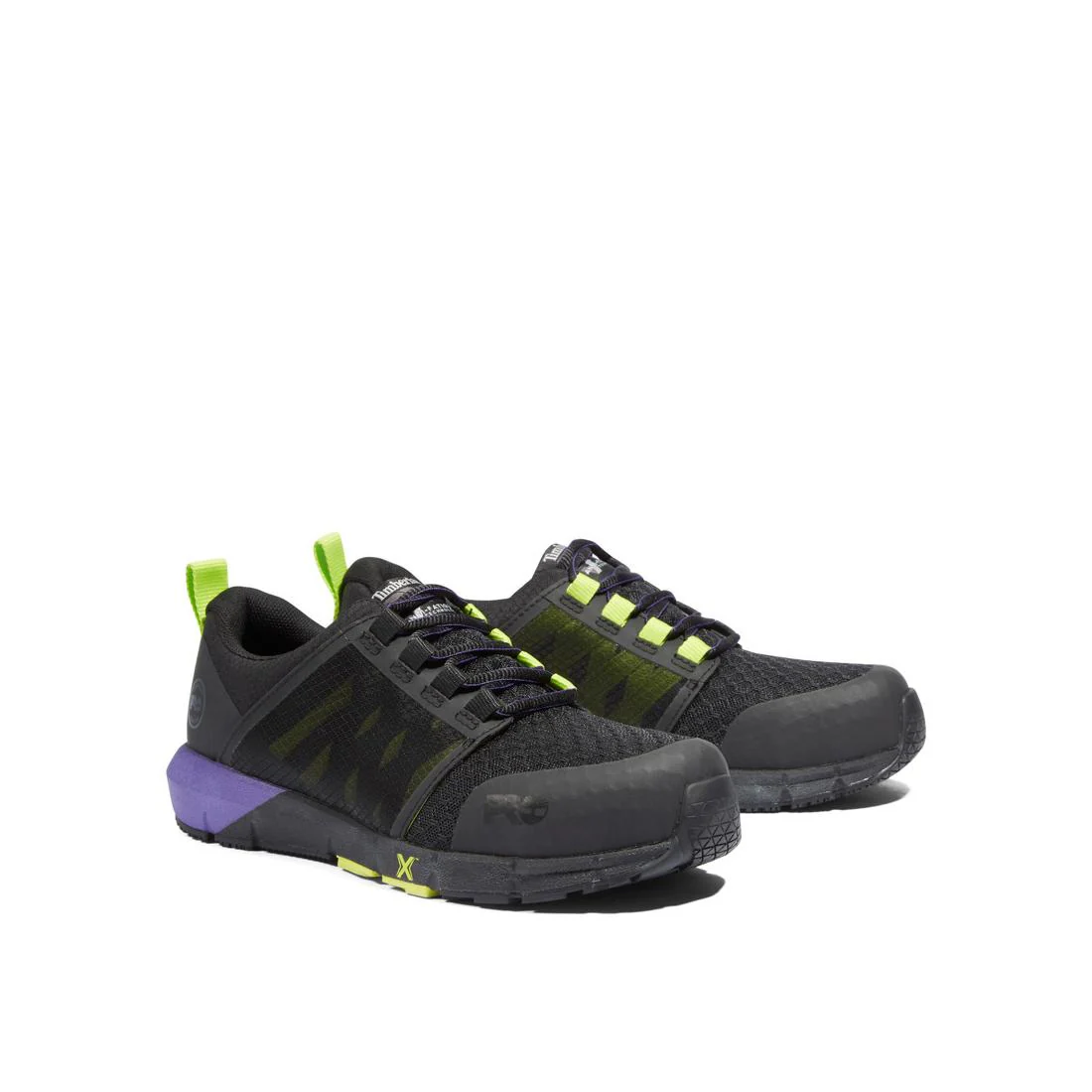 Women's Radius Composite-Toe Work Shoe Black/Purple - Image 8