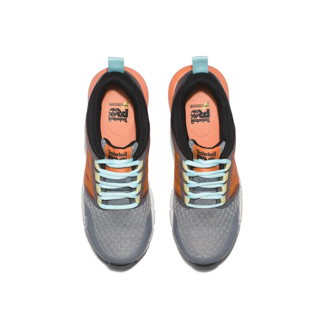 Women's Radius Composite-Toe Work Shoe Grey/Orange - Image 4