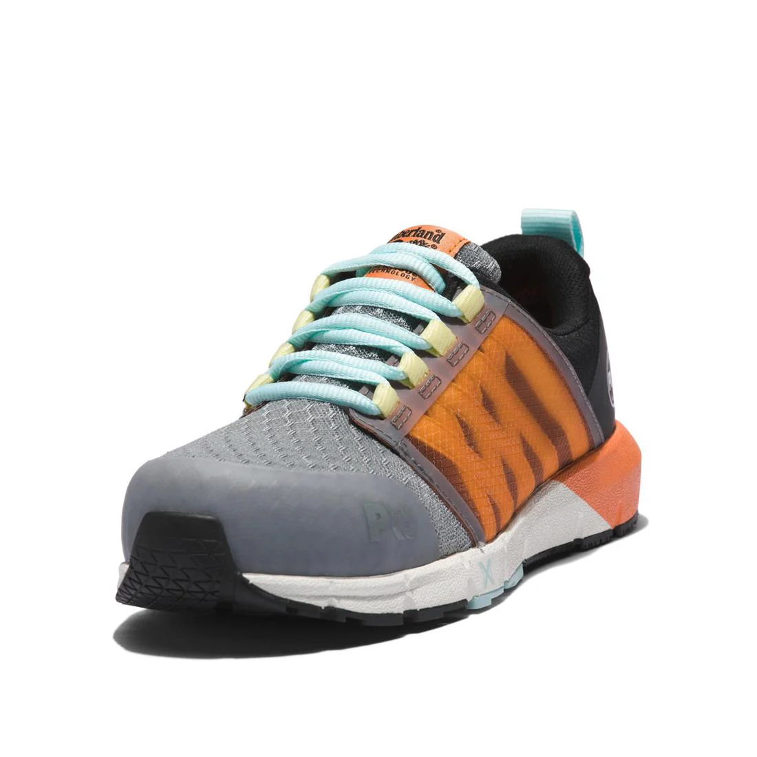 Women's Radius Composite-Toe Work Shoe Grey/Orange - Image 6