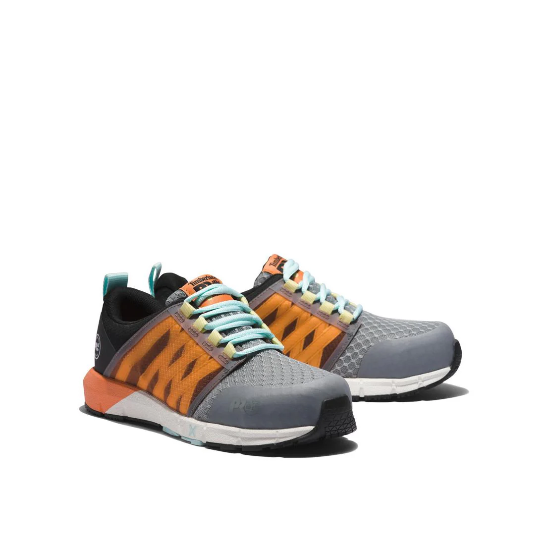 Women's Radius Composite-Toe Work Shoe Grey/Orange - Image 8