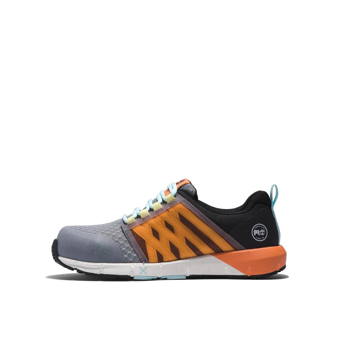 Women's Radius Composite-Toe Work Shoe Grey/Orange - Image 9