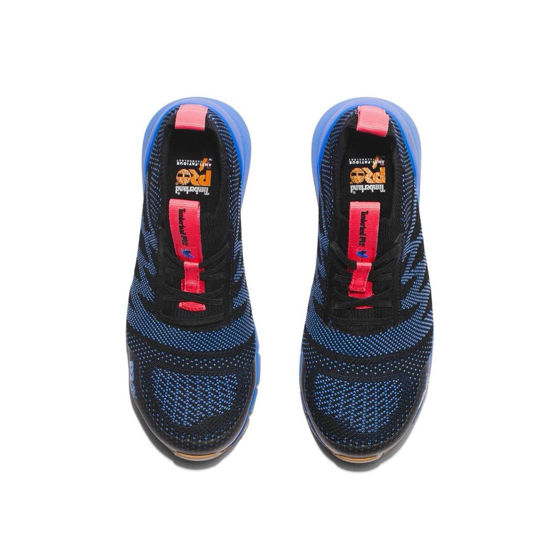 Women's Radius Knit Composite-Toe Work Shoe Black/Blue - Image 4
