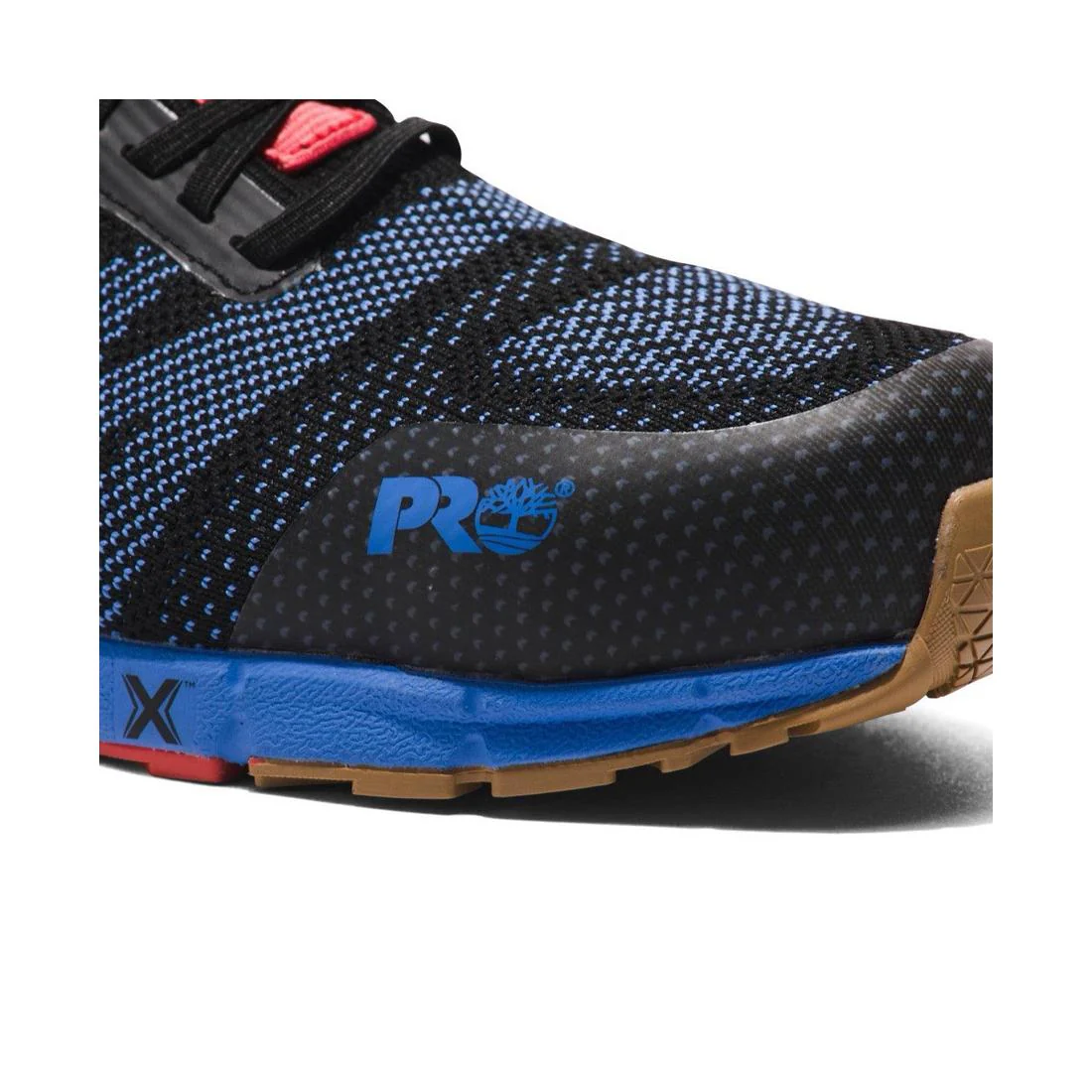 Women's Radius Knit Composite-Toe Work Shoe Black/Blue - Image 7