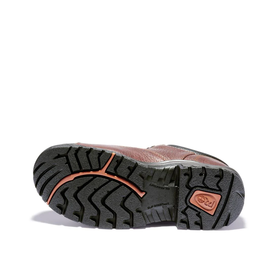 Women's Titan Alloy-Toe Oxford Work Shoe Brown - Image 5